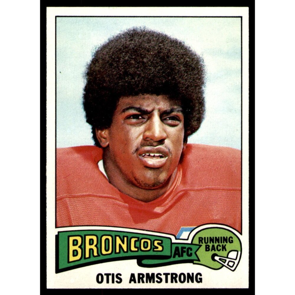 1975 Topps #350 Otis Armstrong Rookie Denver Broncos Rookie Card